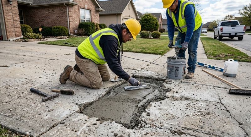 Concrete Slab Repair in Des Moines, IA