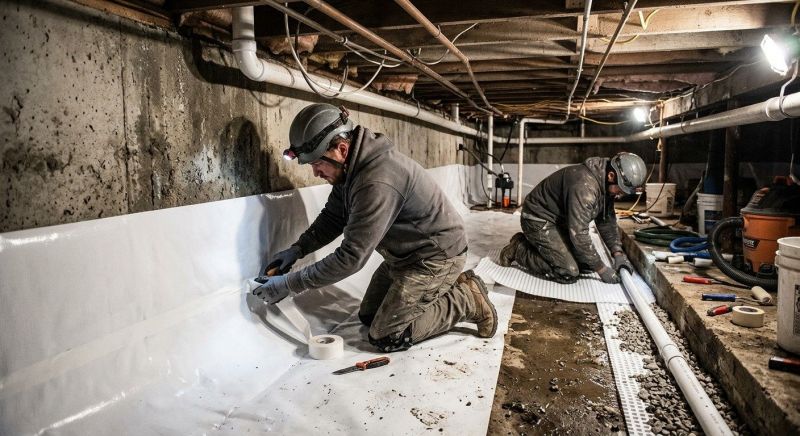 Basement Seepage Repair in Montgomery, AL
