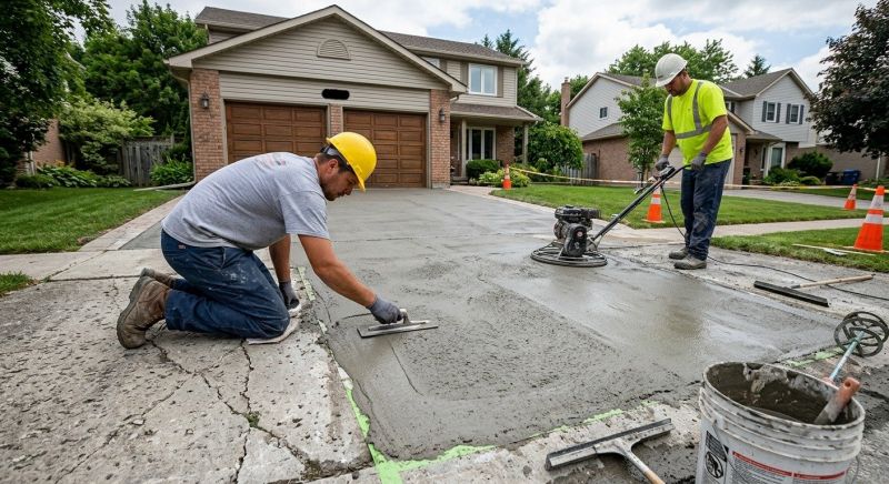 Concrete Driveway Resurfacing in Miami Dade County, FL