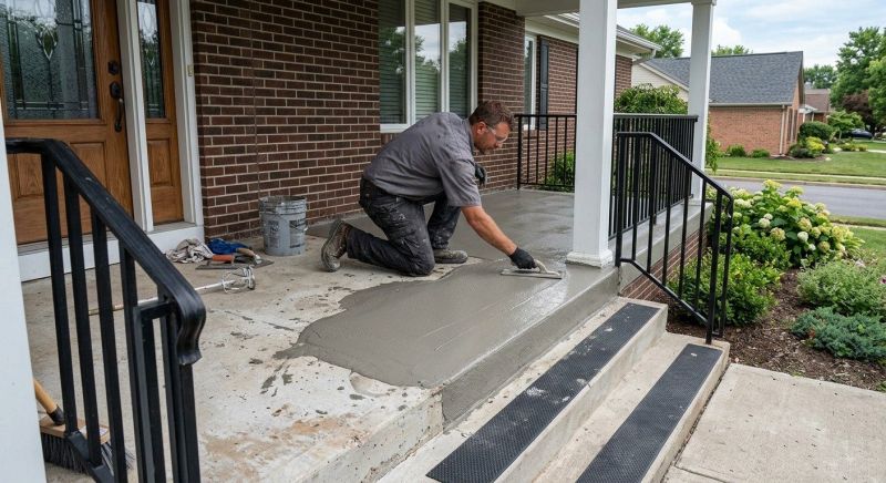 Concrete Pool Deck Resurfacing in Des Moines, IA