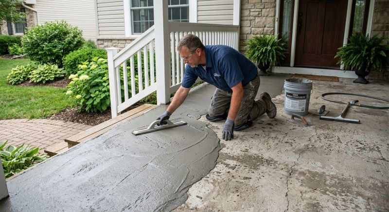 Concrete Pool Deck Resurfacing in West Des Moines, IA
