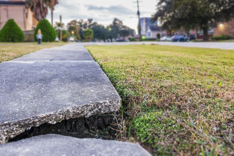 Cracked Sidewalk Repair in Corpus Christi, TX