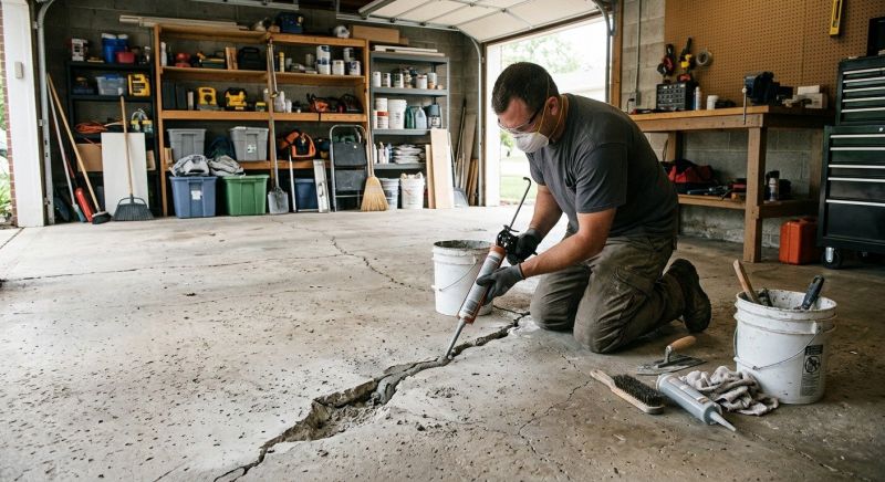 Cracked Slab Repair in Des Moines, IA