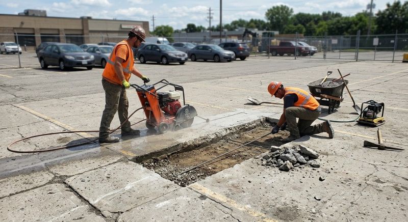 Cracked Slab Repair in Des Moines, IA