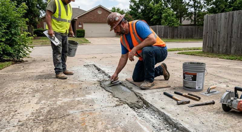 Garage Slab Repair in West Des Moines, IA