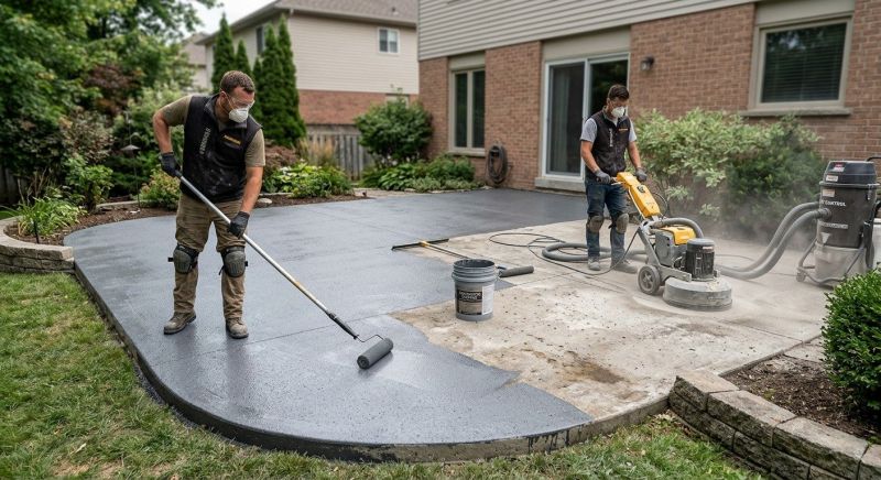 Patio Resurfacing in Des Moines, IA