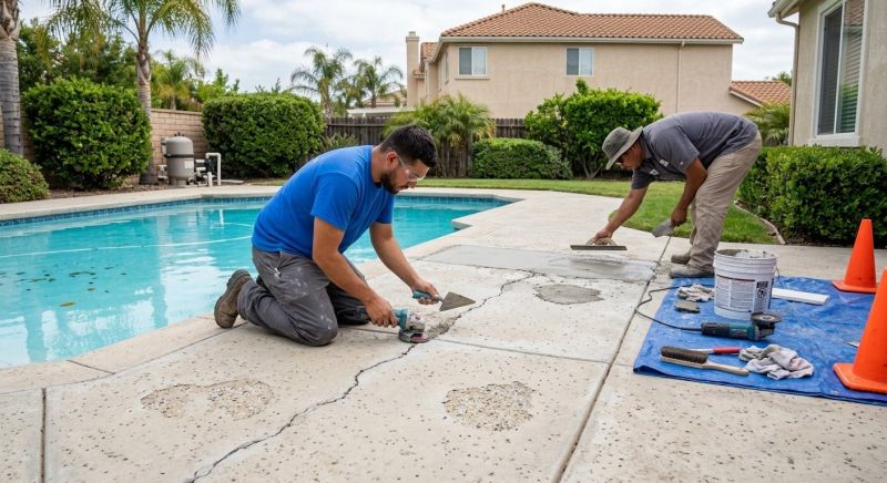 Pool Patio Repair in Des Moines, IA